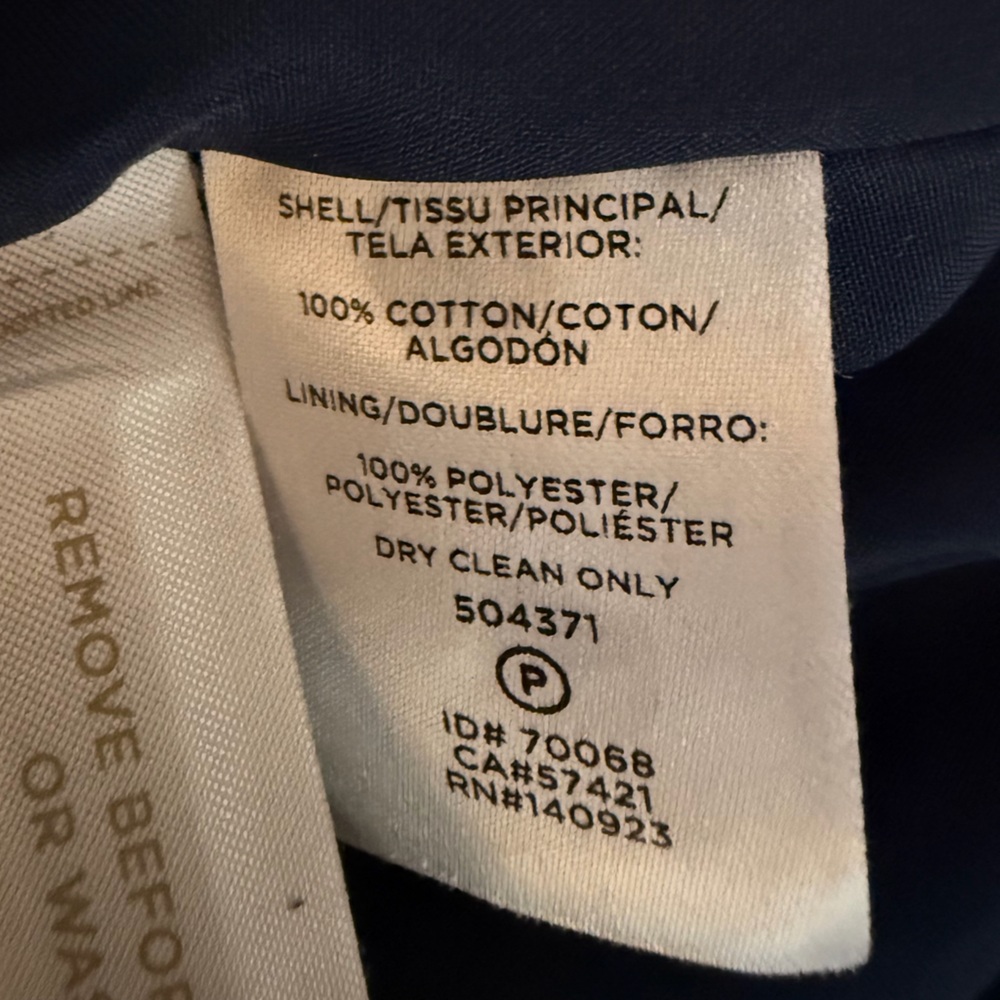 Ann Taylor LOFT Blue and White Embroidered Skirt - Picture 7 of 7